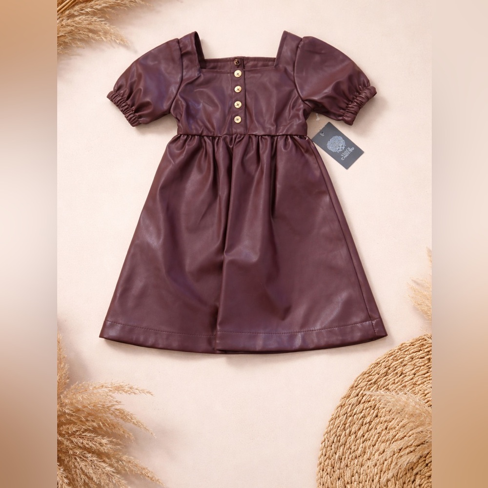 Vince Camuto faux  Leather Dress